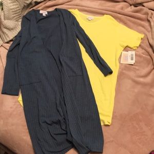 New LulaRoe lot, KIDS sz 10 2 tops
